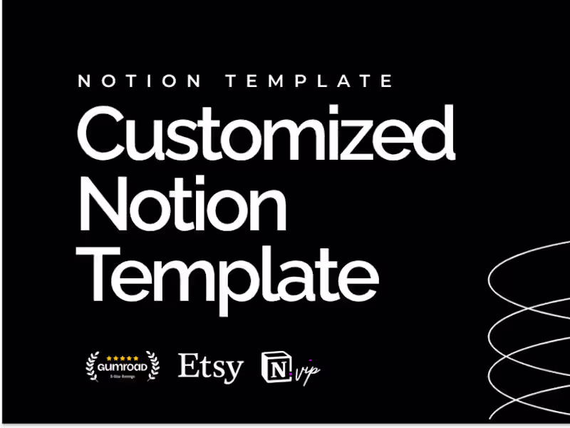Cover image for Custom Notion Template