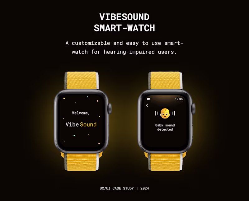 Cover image for VibeSound Smart Watch for Hearing-Impaired Users