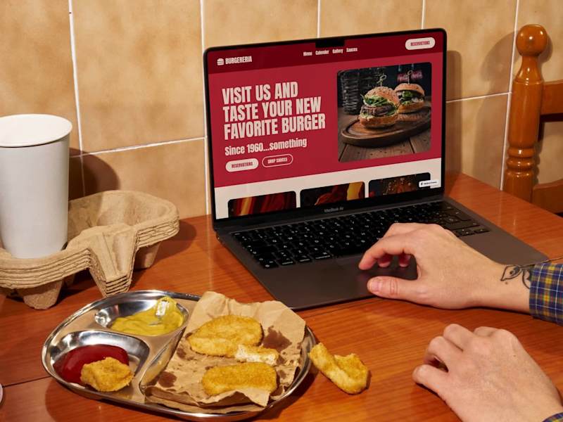 Cover image for Burgereria - Framer Restaurant/E-Commerce Website