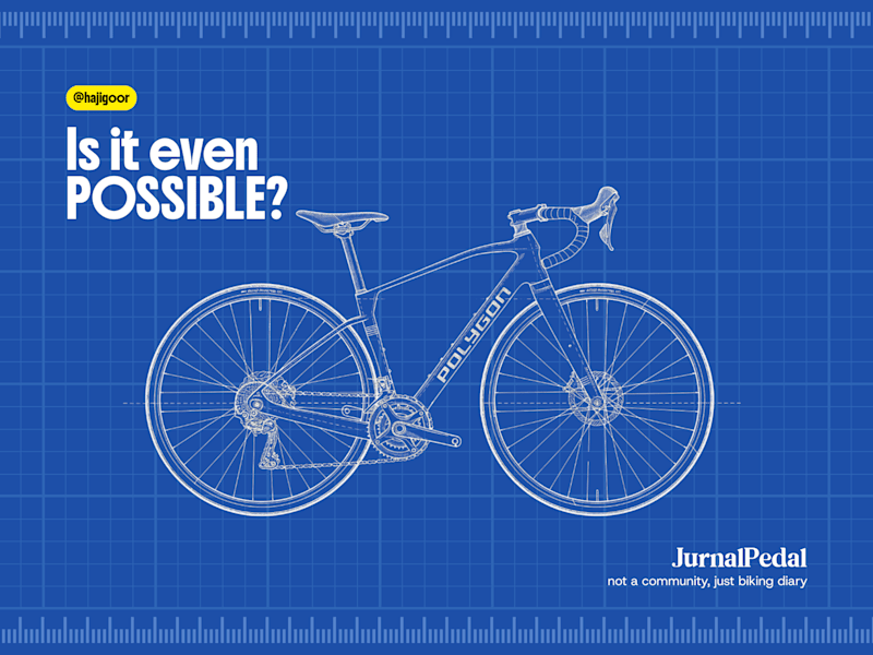 Cover image for JurnalPedal • Polygon Tambora A5 Poster Design