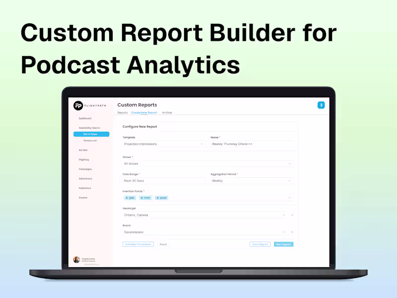 Cover image for Report Builder Development for Flightpath