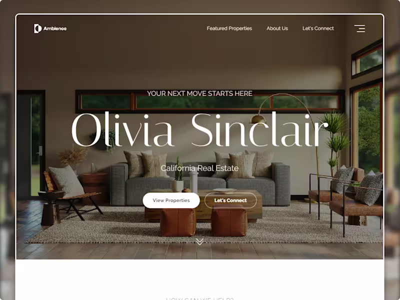 Cover image for Ambience - Framer Real Estate Template