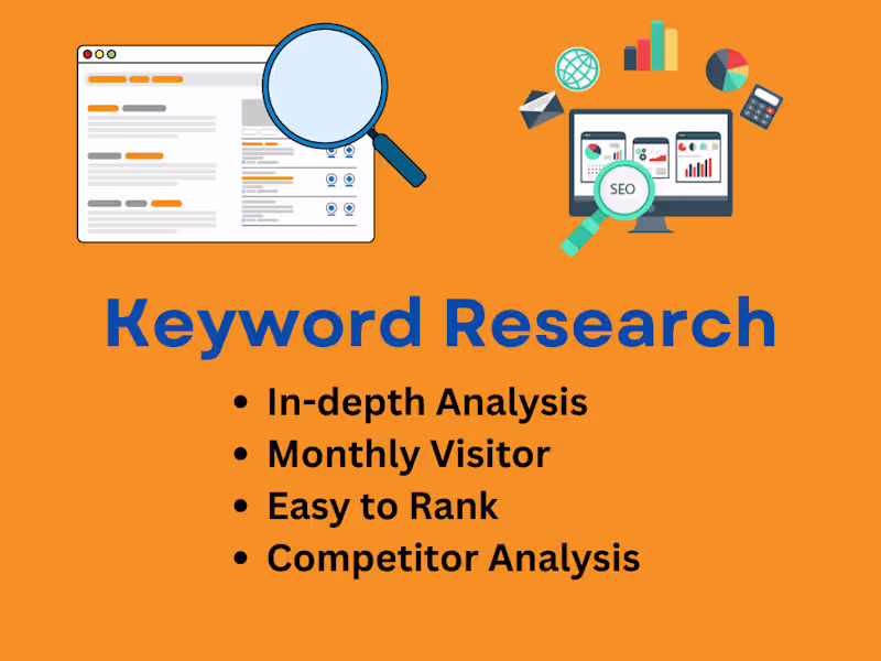 Cover image for Professional Keyword & Competitor Research for Website & Content
