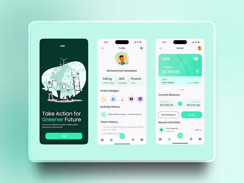 Cover image for EcoTrack Mobile App Development