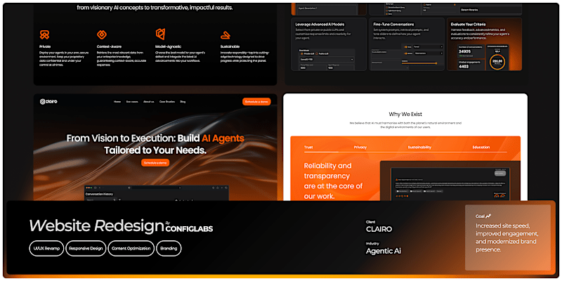 Cover image for Clairo AI Website Redesign & Development