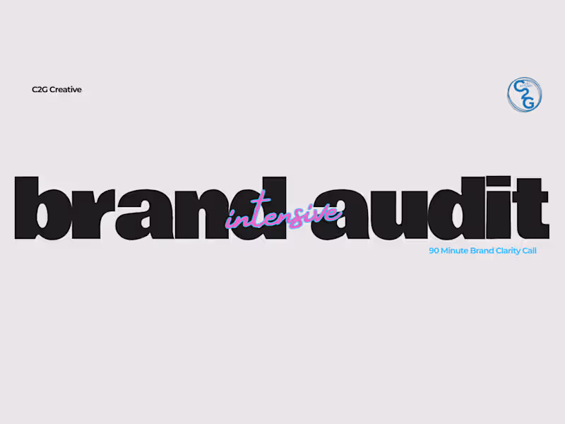 Cover image for brand audit intensive