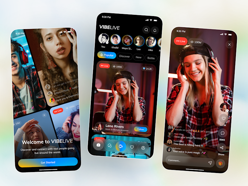 Cover image for Live Stream Social Media App
