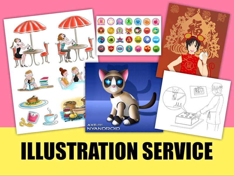 Cover image for Illustration Service (Cartoon, Vector Art, Icons...etc.)