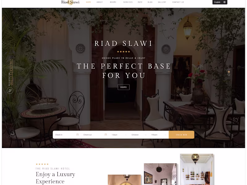 Cover image for Riad Slawi Website