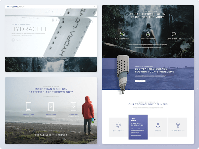 Cover image for Hydracell Website Design