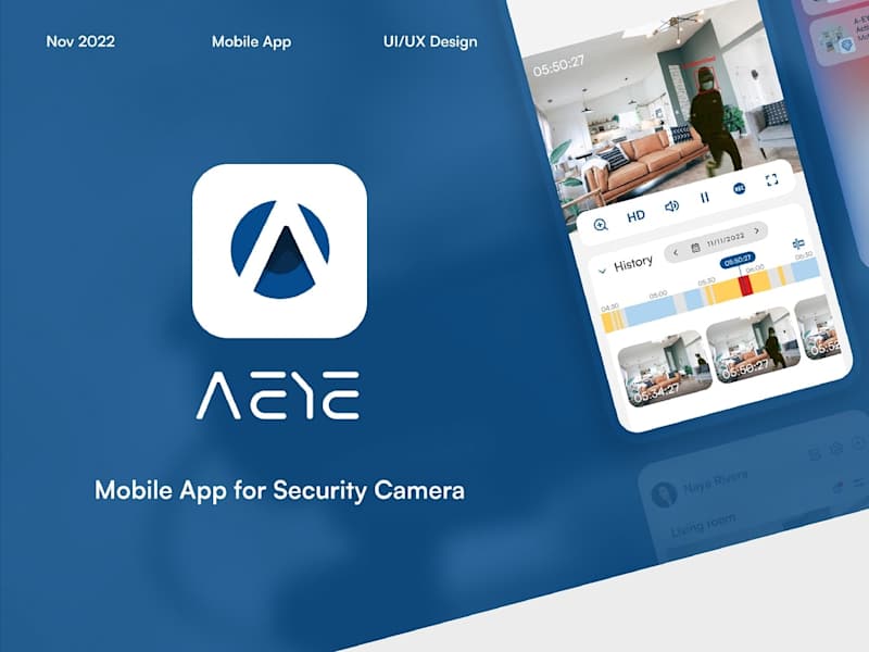 Cover image for AEYE - Mobile App for Security Camera