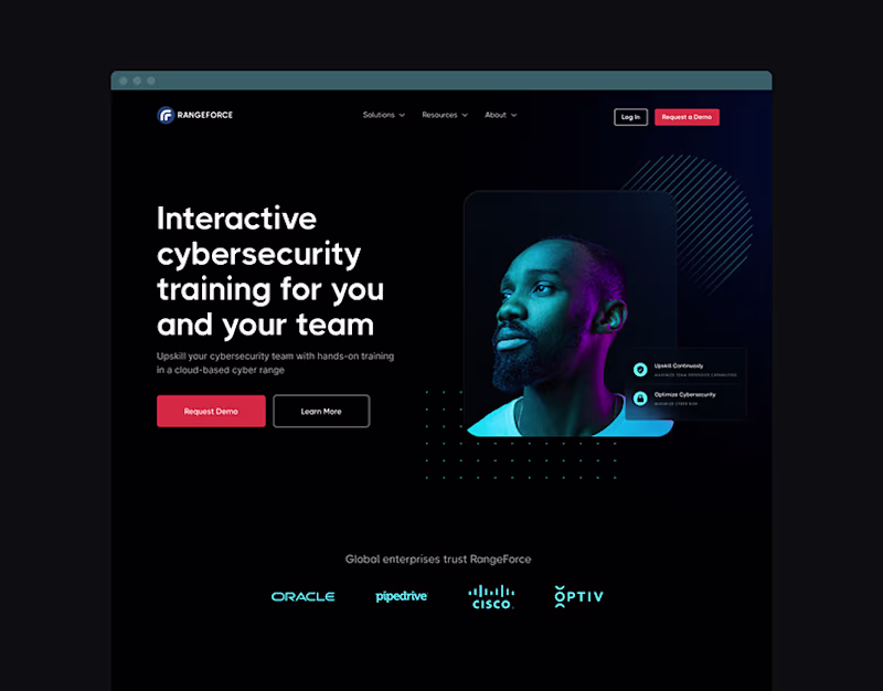 Cover image for Web Design for a Cyber Security Platform