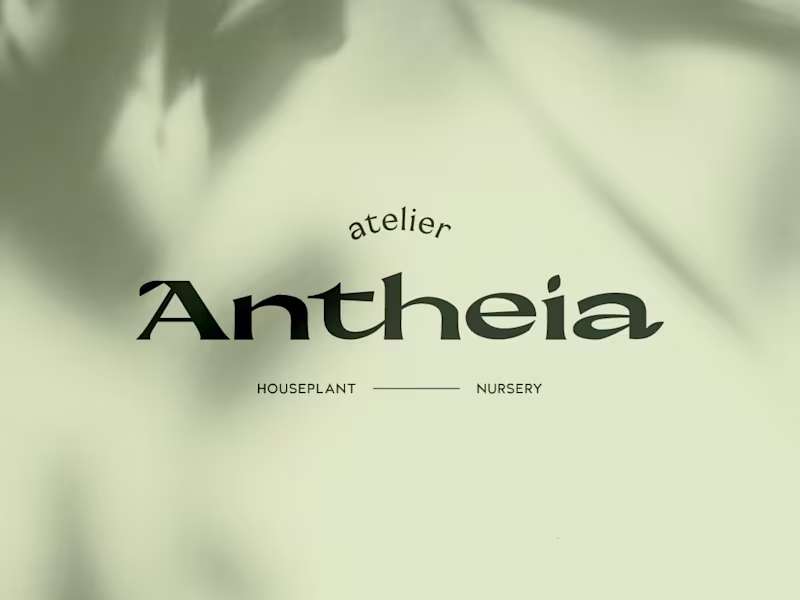 Cover image for Atelier Antheia - an Artisan Houseplant Nursery Brand