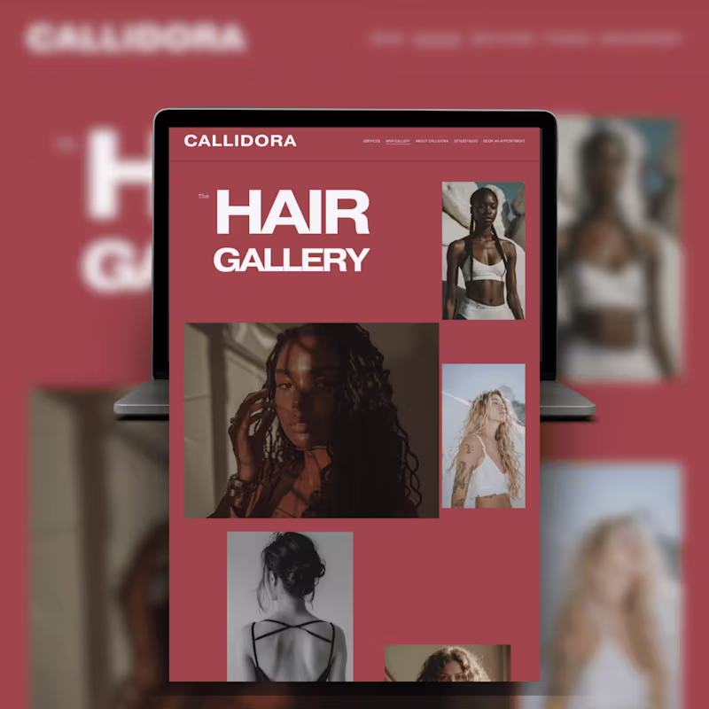 Cover image for Callidora - Website for Hair Stylists