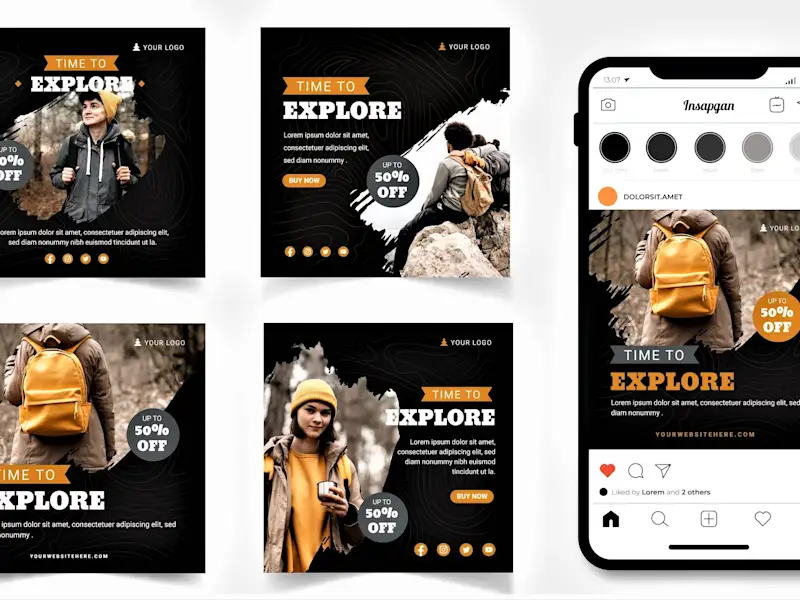 Cover image for I will create social media posts  canva templates for your brand