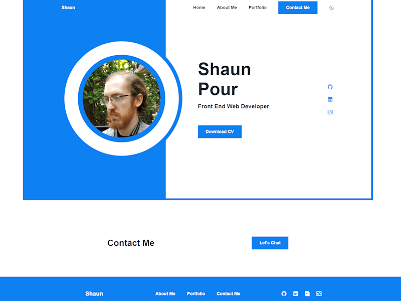 Cover image for Shaun’s Developer Portfolio