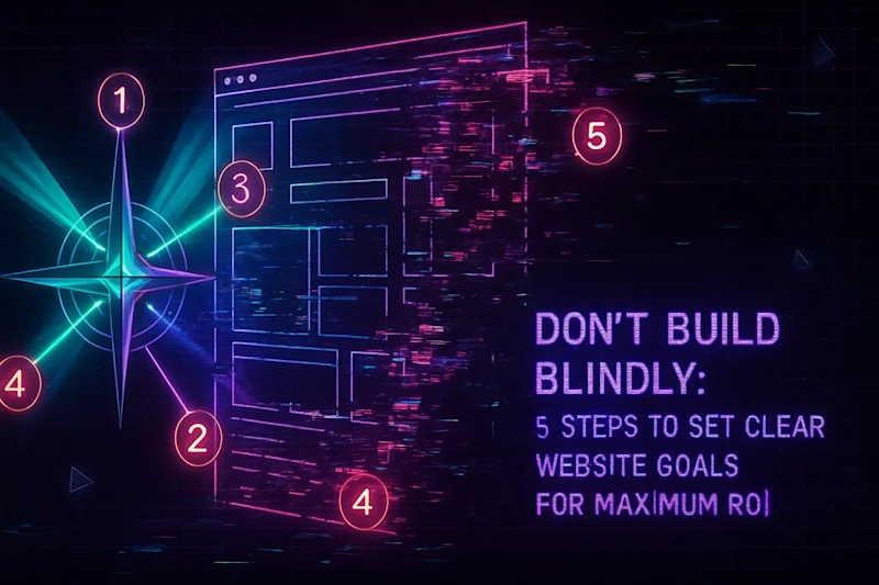 Cover image for Don't Build Blindly: 5 Steps to Set Clear Website Goals for Maximum ROI