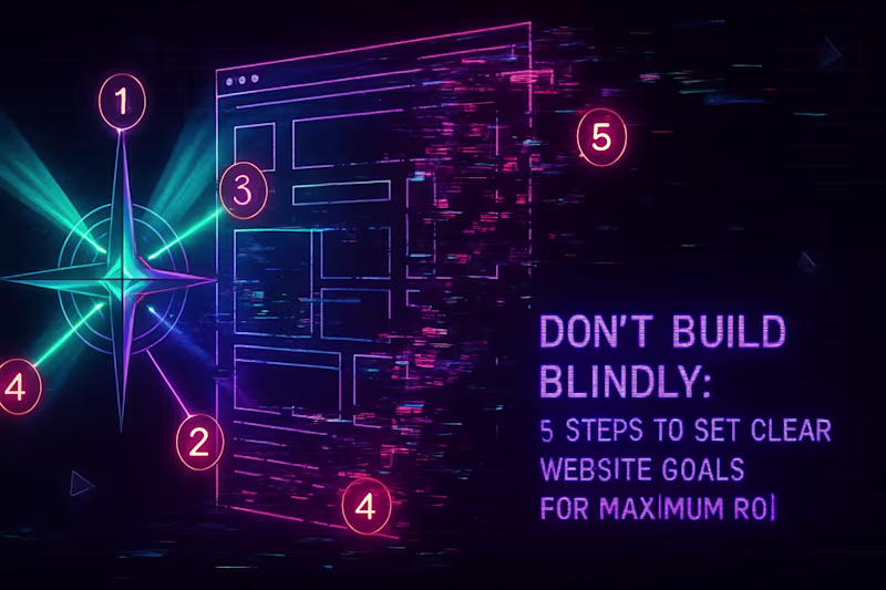Cover image for Don't Build Blindly: 5 Steps to Set Clear Website Goals for Maximum ROI