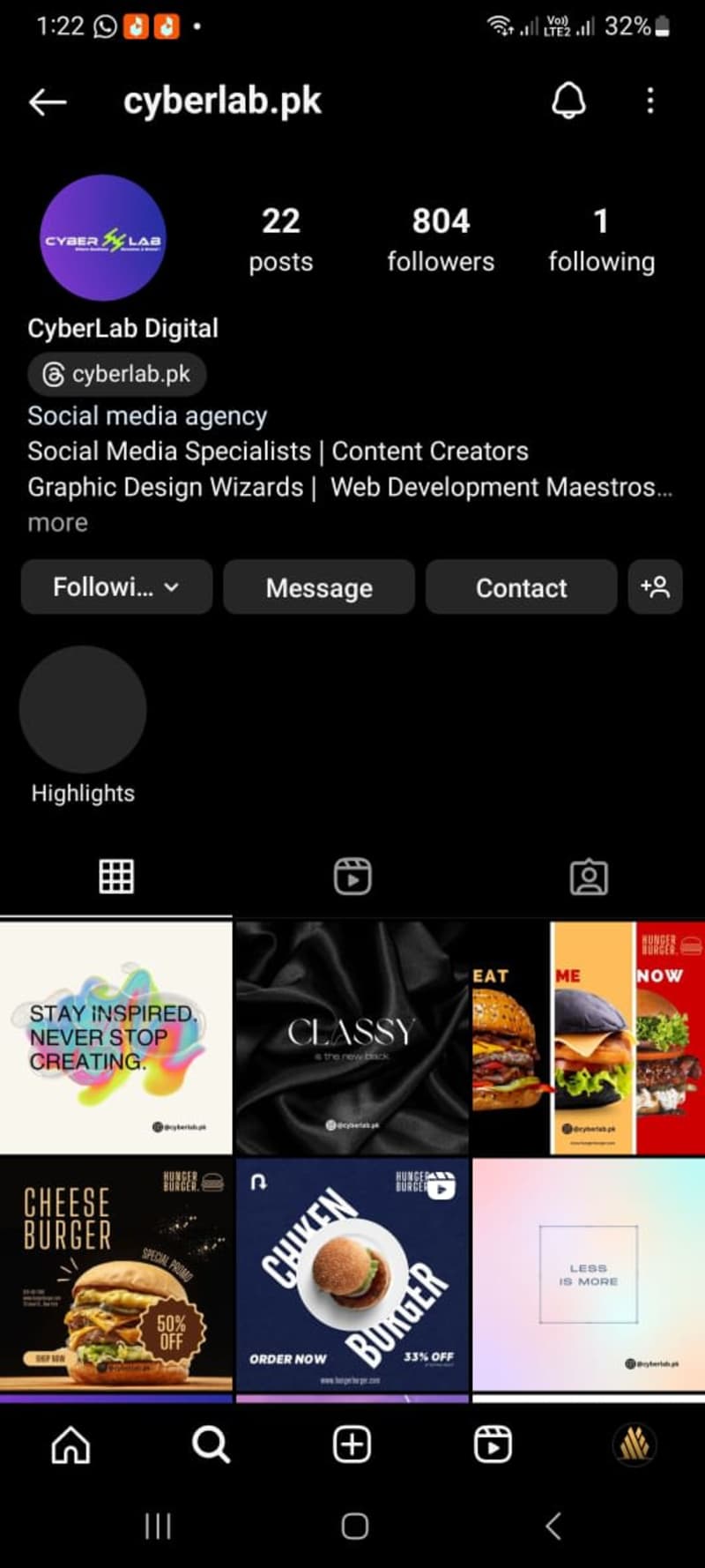 Cover image for Cyber Lab Social Media Management