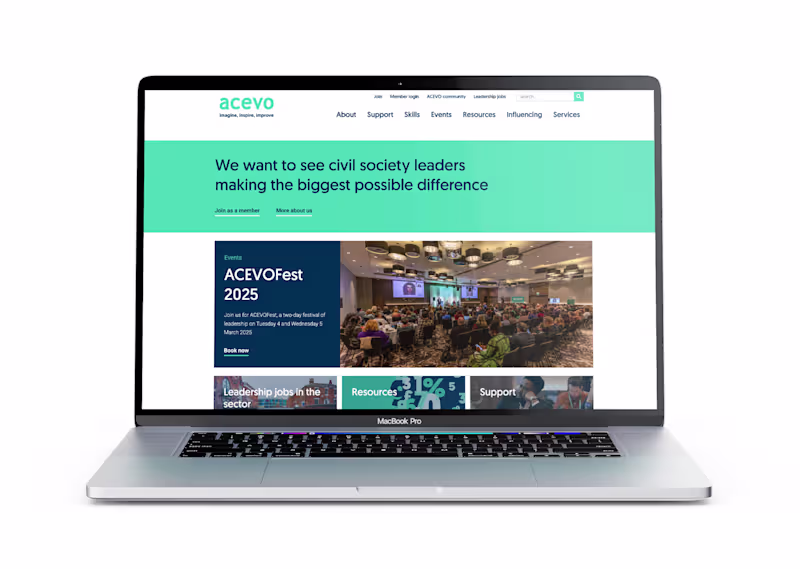 Cover image for ACEVO website optimisations