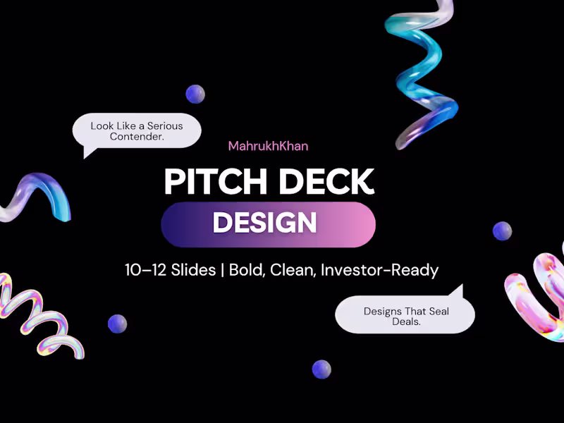 Cover image for Designing Stunning Pitch Decks That Elevate Your Vision