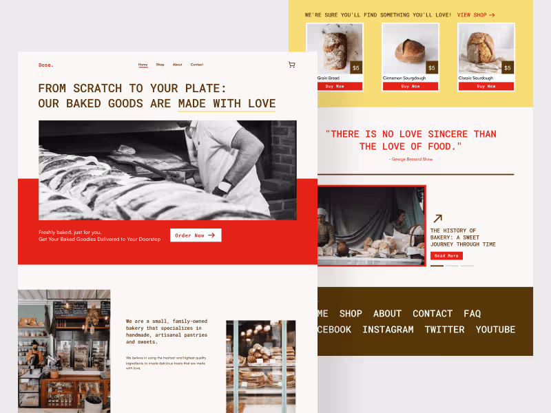 Cover image for DOSE. Bakery Store