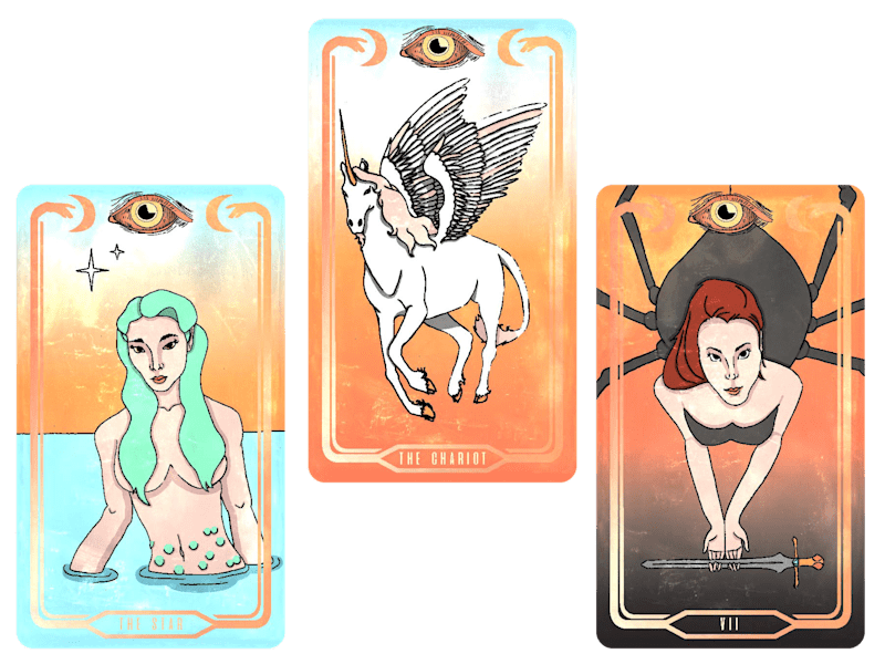 Cover image for Cryptid Tarot Cards