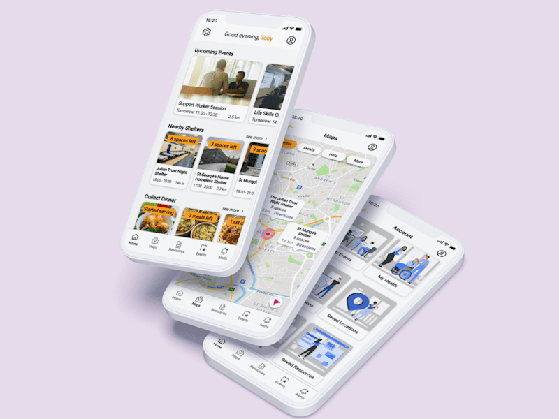Cover image for Helping Hand App Design