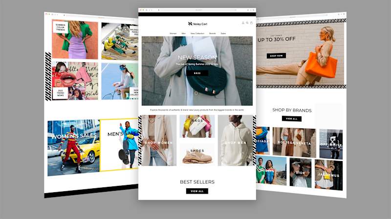 Cover image for Luxury Fashion Online Store