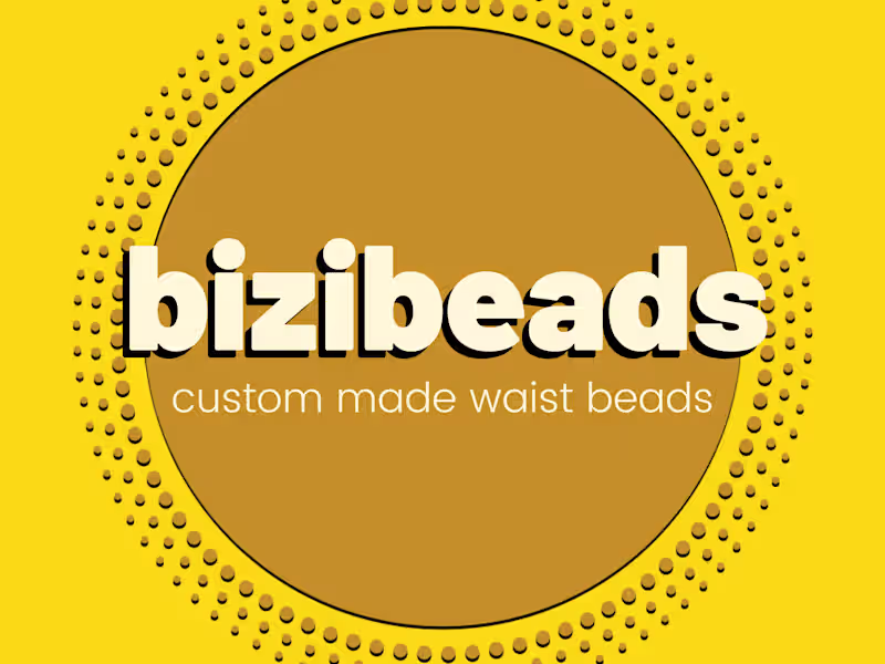 Cover image for bizibeads custom made waist beads