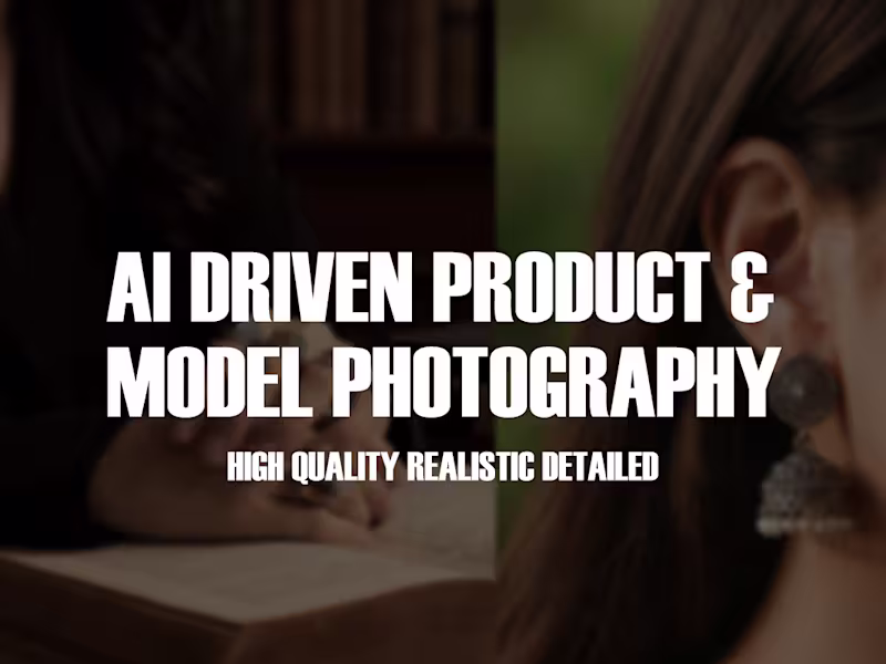 Cover image for AI Jewelry Product Photographer | Photorealistic Model Shoots 