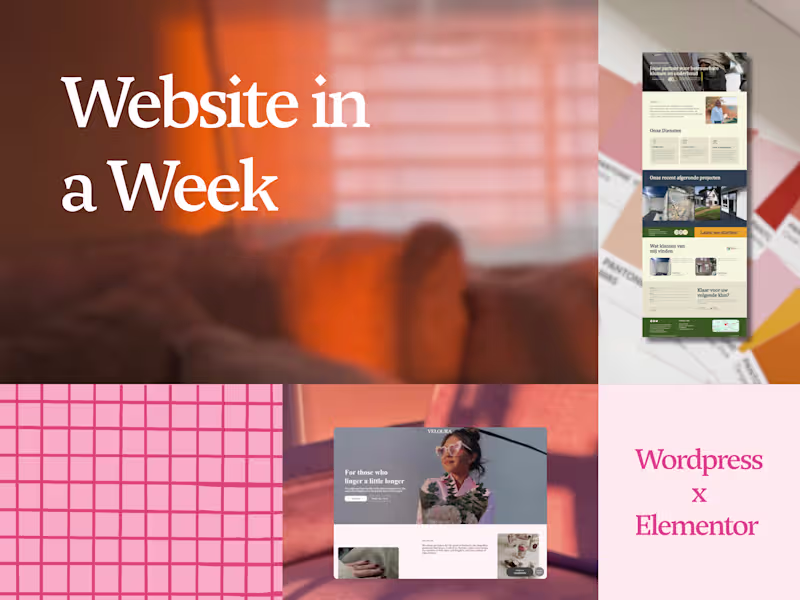 Cover image for The One-Week Website