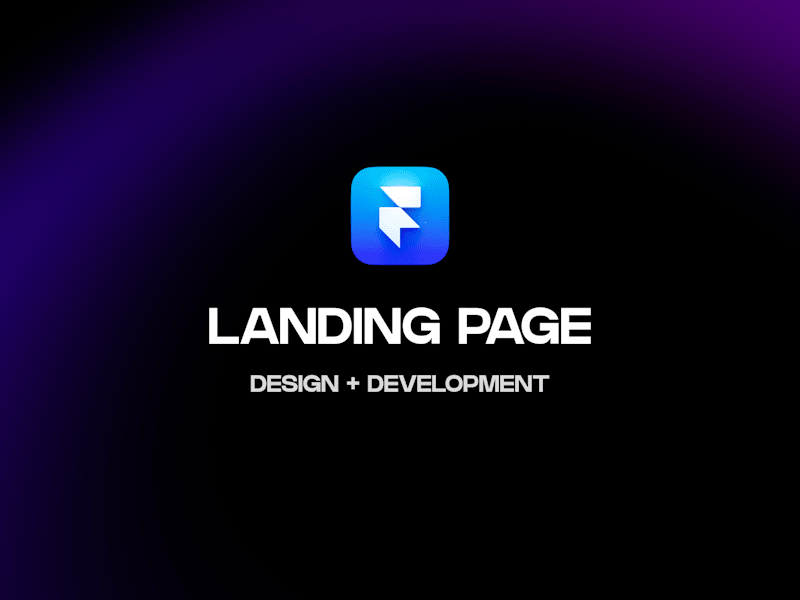 Cover image for Framer Landing Page (Design + Development)