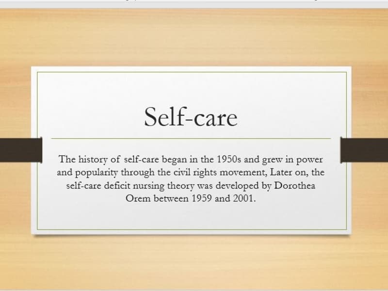 Cover image for Presentation On Self-care