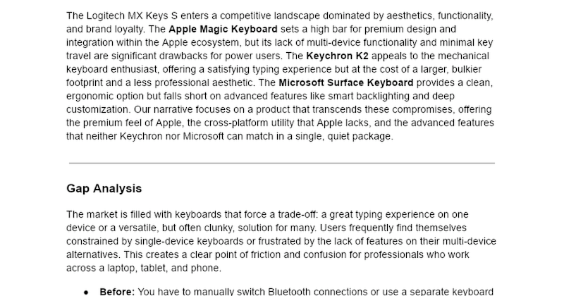Cover image for Engaging Product Copy for Logitech Keyboard