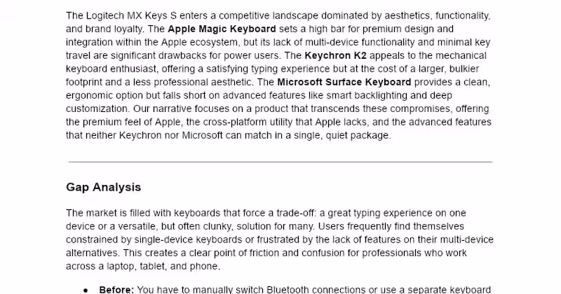 Cover image for Engaging Product Copy for Logitech Keyboard