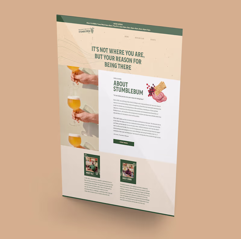 Cover image for Stumblebum Beer Company