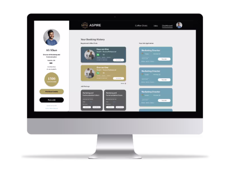 Cover image for MAXAspire Dashboard Design
