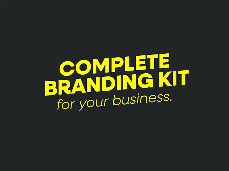 Cover image for A complete brand kit to represent and elevate your business 🎨💼