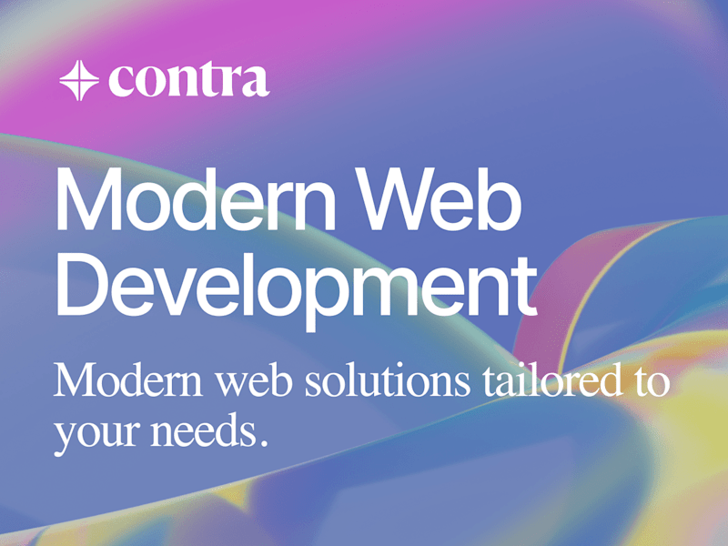 Cover image for Modern Web Development
