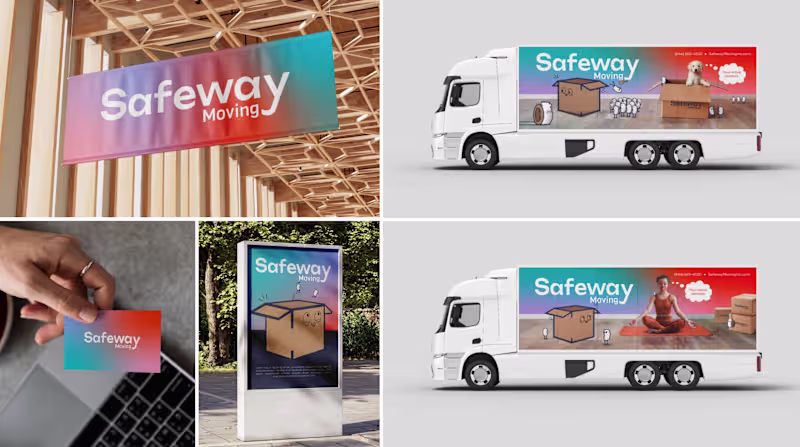 Cover image for Brand Development for Safeway Moving Inc.