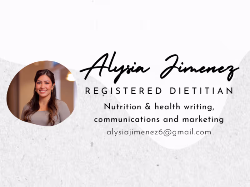 Cover image for From Evidence to Engagement: Dietitian for Health Content