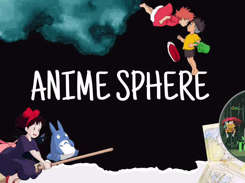 Cover image for Anime Sphere Landing Page Built on Wix Studio