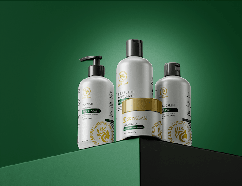 Cover image for Skin Glam: Elegant, Minimalist Packaging for Skincare :: Behance