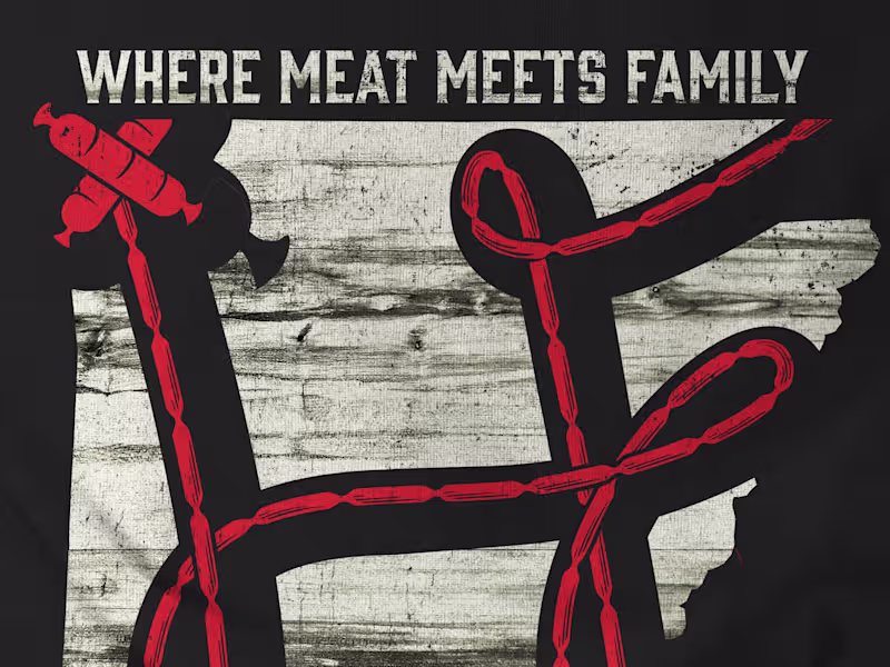 Cover image for Heritage Meat Market Merchandise Design