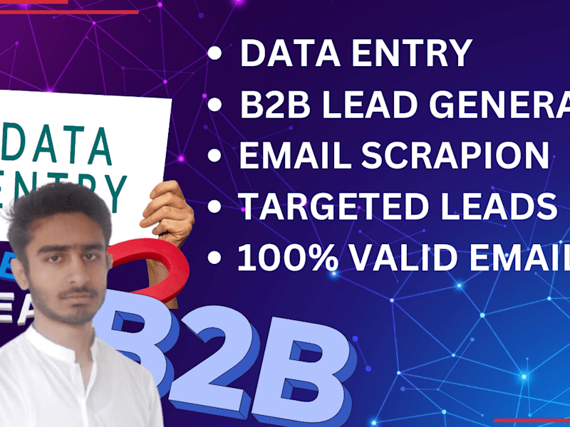 Cover image for I will provide lead generation and email scraping