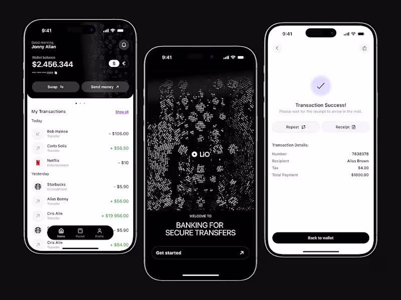 Cover image for Banking for Secure Transfers