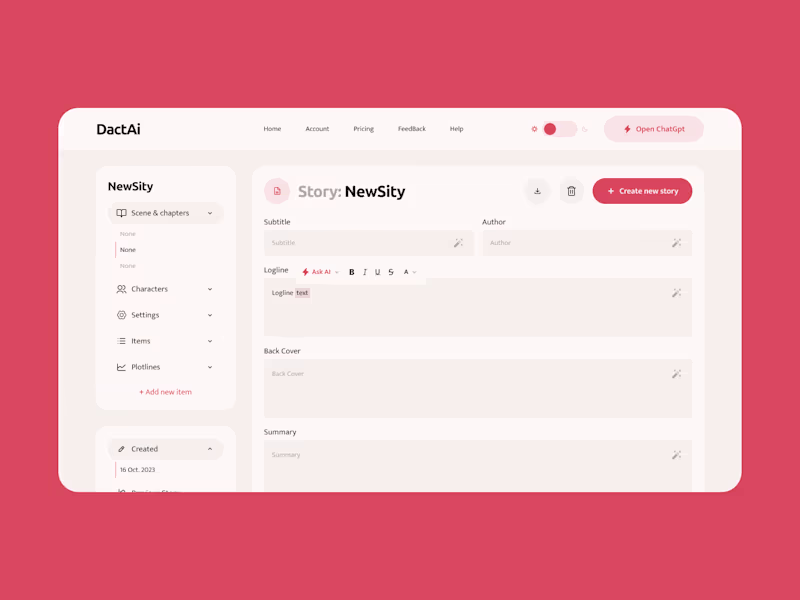 Cover image for Dact IA — Saas
