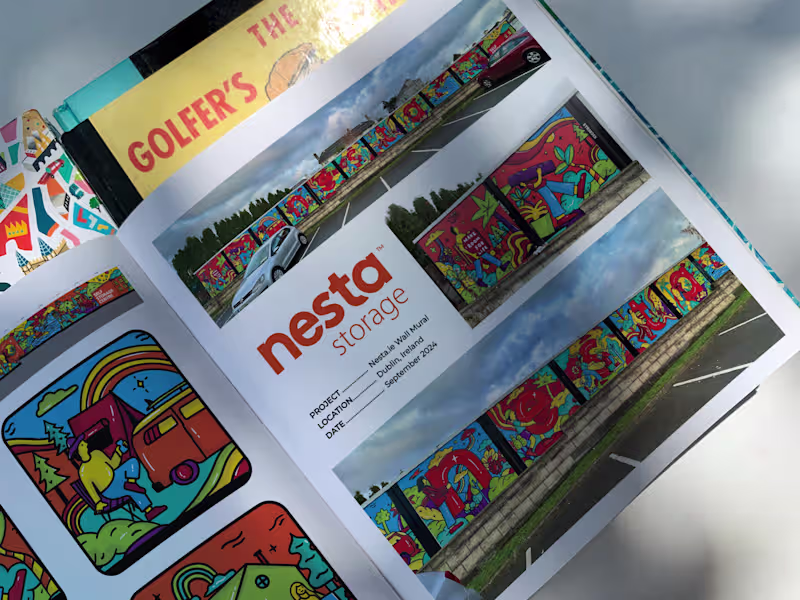 Cover image for NESTA WALL ART MURAL