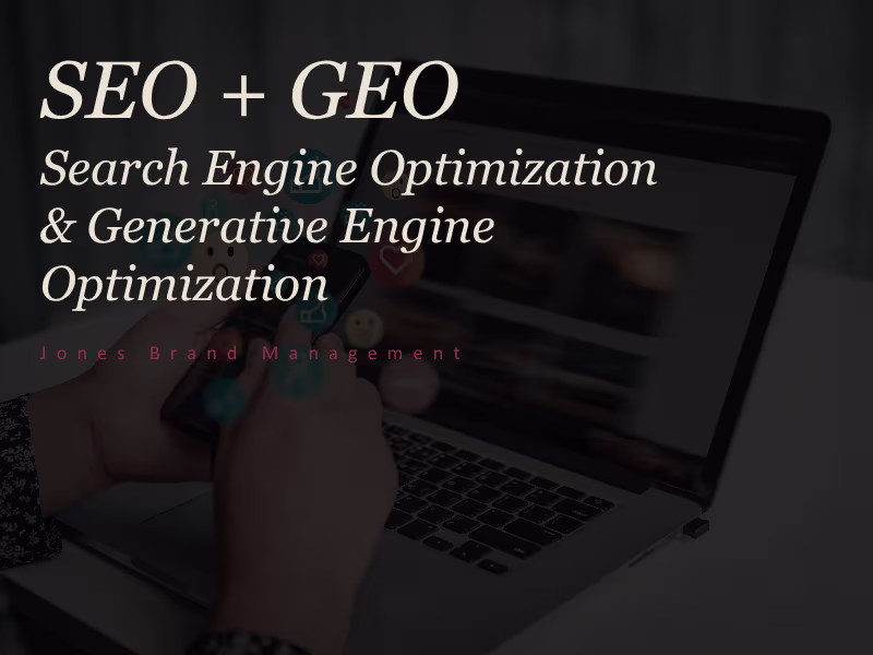 Cover image for SEO/GEO | Search Engine Optimization & Generative Engine Opt